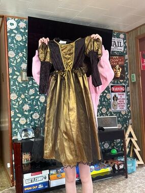 Kids Gold and Black Costume Dress